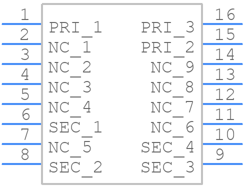 TG110-S050N1RL - Halo Electronics - PCB symbol