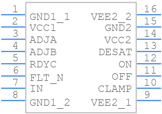 1ED3431MC12MXUMA1 - Infineon - PCB symbol