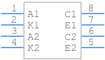 FOD8802B - onsemi - PCB symbol