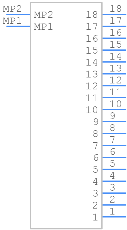 2132281830 - Molex - PCB symbol
