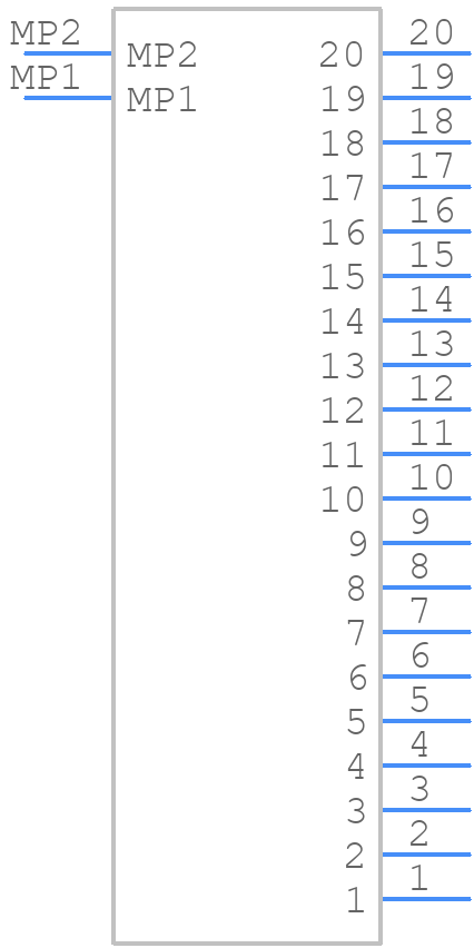 2132282031 - Molex - PCB symbol
