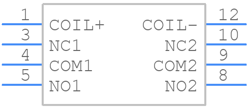 TX2-48V - Panasonic - PCB symbol