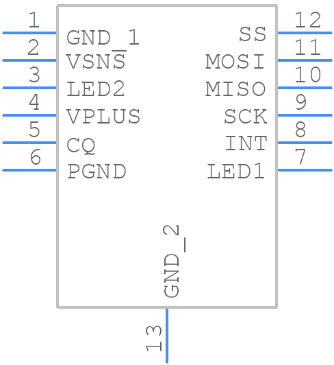 HMT7742 - HMT Microelectronic - PCB symbol