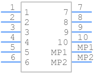 430451011 - Molex - PCB symbol