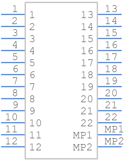 430452209 - Molex - PCB symbol