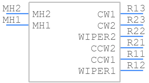 RK12L12A0C0R - ALPS Electric - PCB symbol