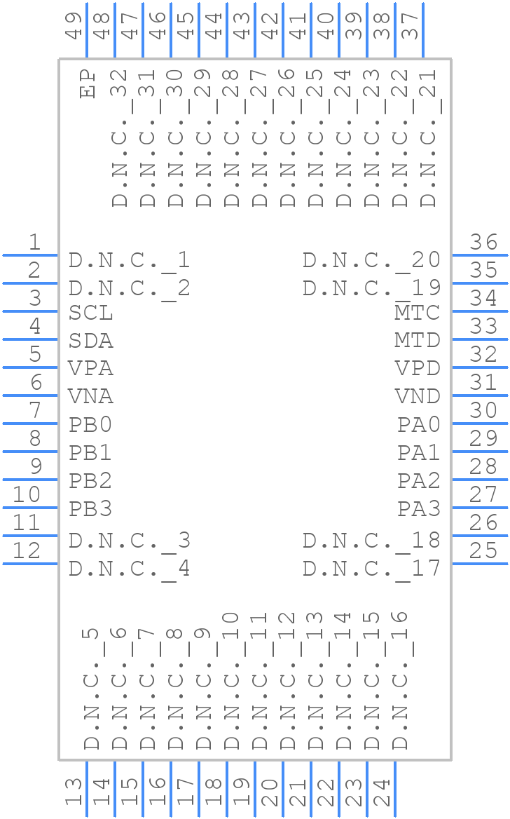IC-MU200 - ic-haus - PCB symbol