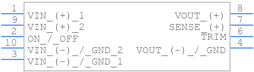 i7A24045A033V-0F1-R - TDK Lambda - PCB symbol