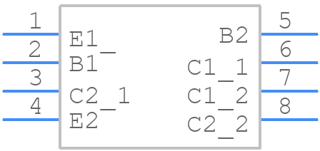 PBSS4160PAN,115 - Nexperia - PCB symbol