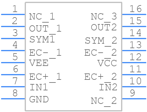 2162Q16-UR - THAT CORPORATION - PCB symbol