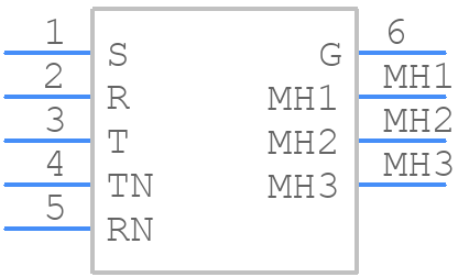 ACJS-PHOP-1 - Amphenol - PCB symbol