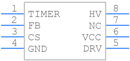 HFC0500GS-Z - Monolithic Power Systems (MPS) - PCB symbol