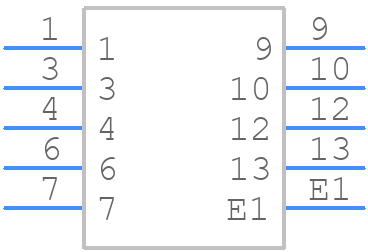 ACJM-MHDEM - Amphenol - PCB symbol