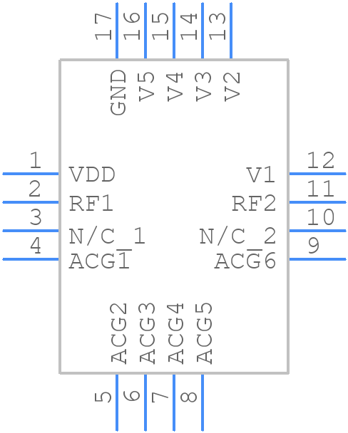 HMC470LP3 - Analog Devices - PCB symbol