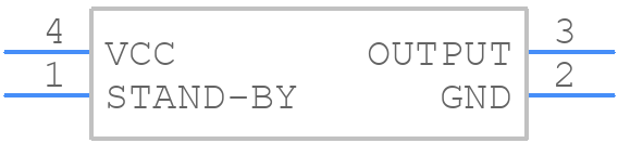 2725T-133MHZ-ENA4643A - NDK - PCB symbol