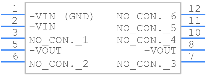 TES 1-2411V - Traco Power - PCB symbol