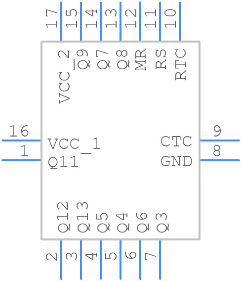 74HCT4060BQ,115 - Nexperia - PCB symbol
