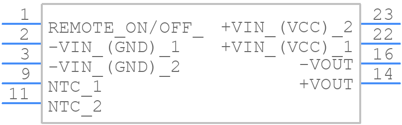 TEN 8-2410WI - Traco Power - PCB symbol