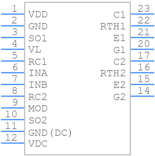 2SD106AI-17 UL - Power Integrations - PCB symbol