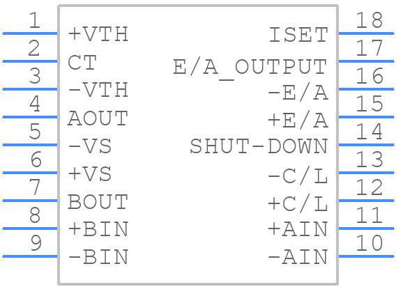 UC2637J - Texas Instruments - PCB symbol