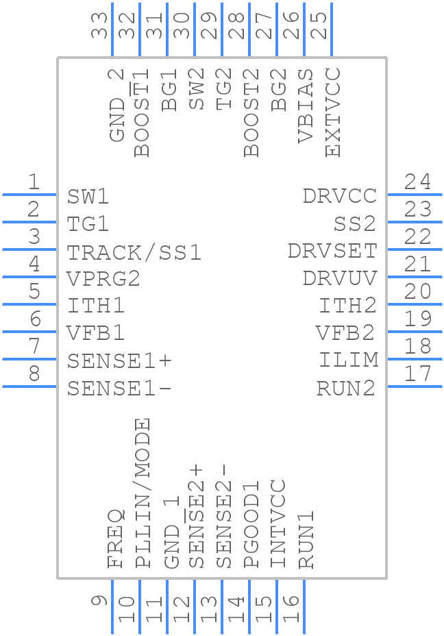 LTC7813HUH#PBF - Analog Devices - PCB symbol