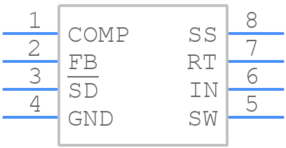ADP1610ARMZ-R7 - Analog Devices - PCB symbol