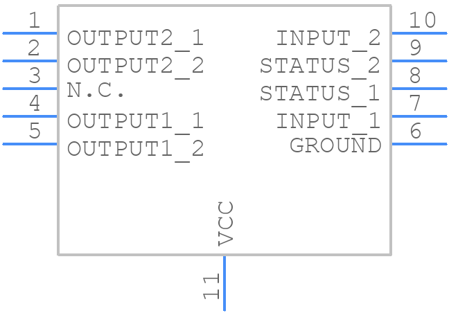 VND830SPTR-E - STMicroelectronics - PCB symbol