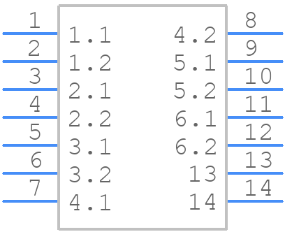 460075106 - Molex - PCB symbol