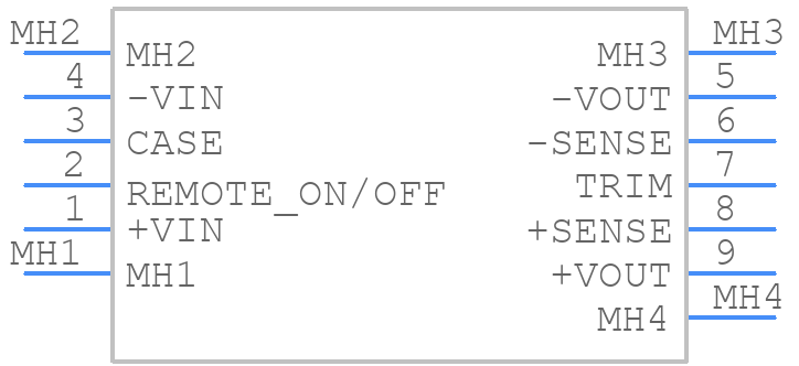 QSB15024S24 - XP POWER - PCB symbol
