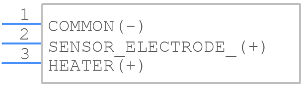 TGS3870-B00 - Figaro - PCB symbol