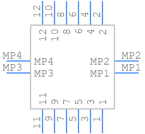 245843012002829+ - Kyocera AVX - PCB symbol