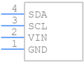 MDOB128032GV-WI - MIDAS - PCB symbol