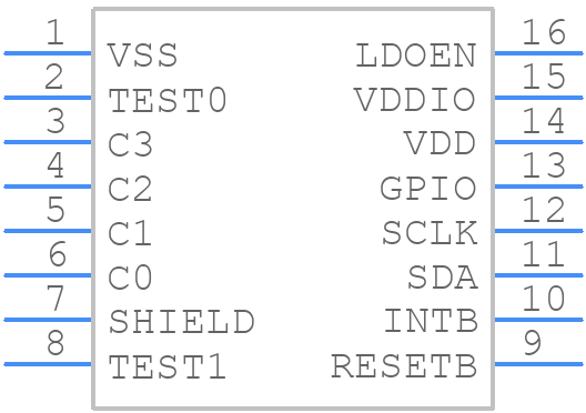 LDS6201DCGI8 - Renesas Electronics - PCB symbol
