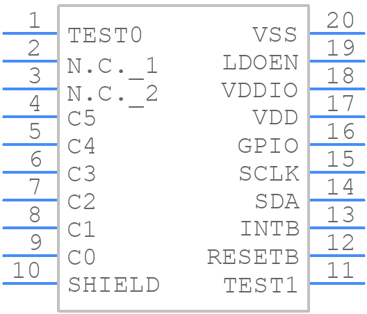 LDS6203SOGI8 - Renesas Electronics - PCB symbol