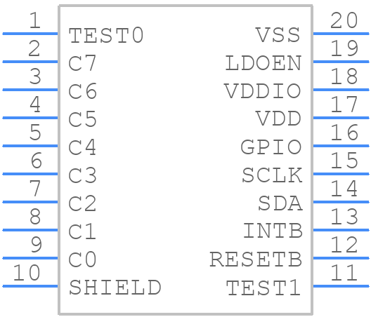 LDS6204SOGI8 - Renesas Electronics - PCB symbol