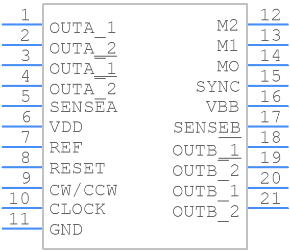SLA7062M - ALLEGRO SANKEN - PCB symbol