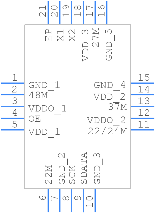 1493K-17LF - Renesas Electronics - PCB symbol