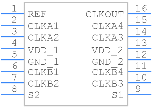 2309B-1HDCGI8 - Renesas Electronics - PCB symbol