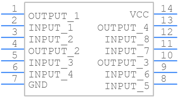 MC74AC02DTR2G - onsemi - PCB symbol