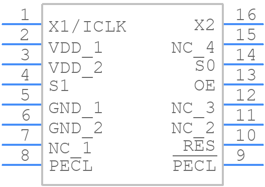 507M-01ILF - Renesas Electronics - PCB symbol
