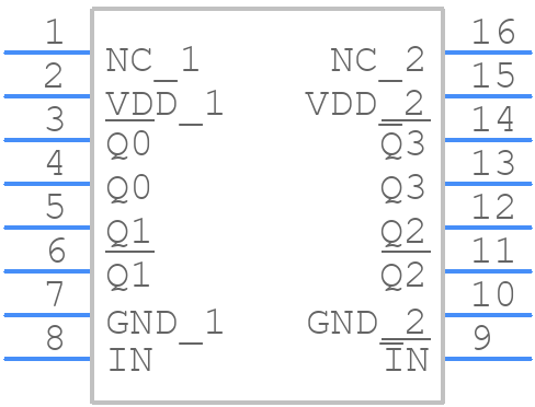 554G-01AILF - Renesas Electronics - PCB symbol