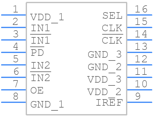 557G-08LF - Renesas Electronics - PCB symbol