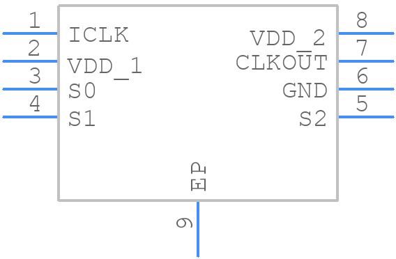 5P50903NBGI - Renesas Electronics - PCB symbol