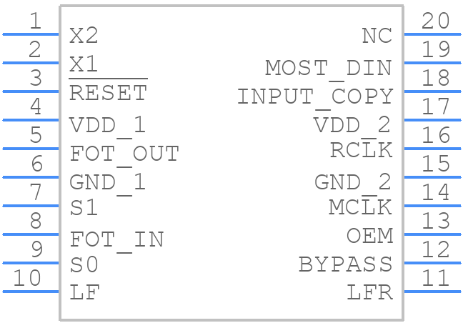 5V80001PGGI8 - Renesas Electronics - PCB symbol