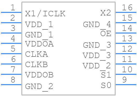 650G-40LFT - Renesas Electronics - PCB symbol