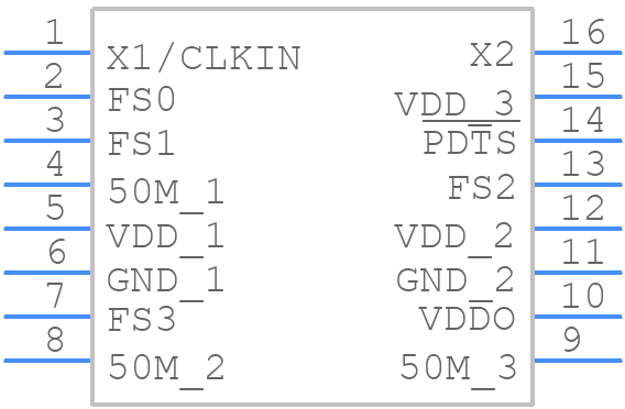 650GI-44LFT - Renesas Electronics - PCB symbol