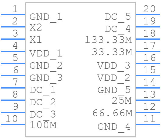 650R-11ILF - Renesas Electronics - PCB symbol