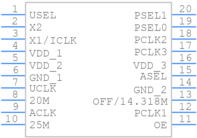 650R-21ILF - Renesas Electronics - PCB symbol