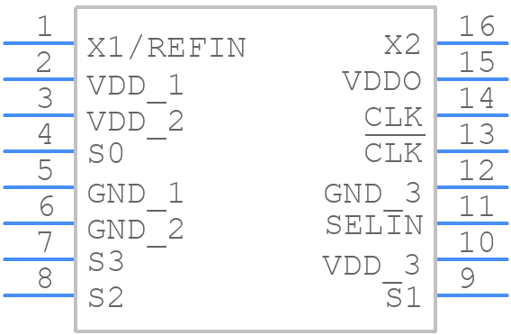 664G-02LF - Renesas Electronics - PCB symbol