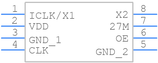 667M-01LFT - Renesas Electronics - PCB symbol